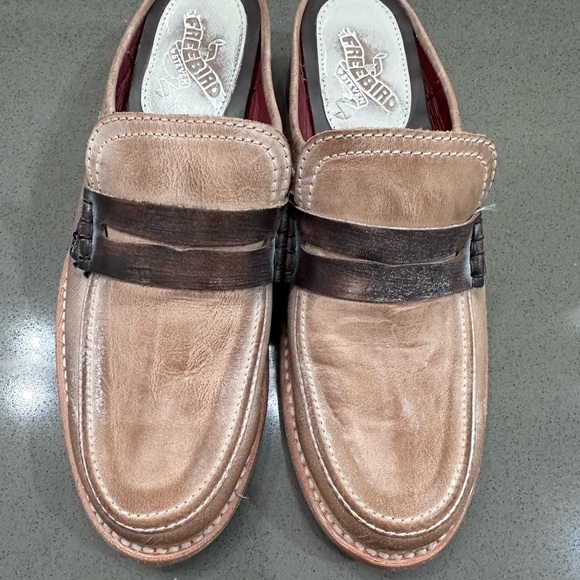 Freebird Women’s Brown Leather Loafers - Picture 3 of 8